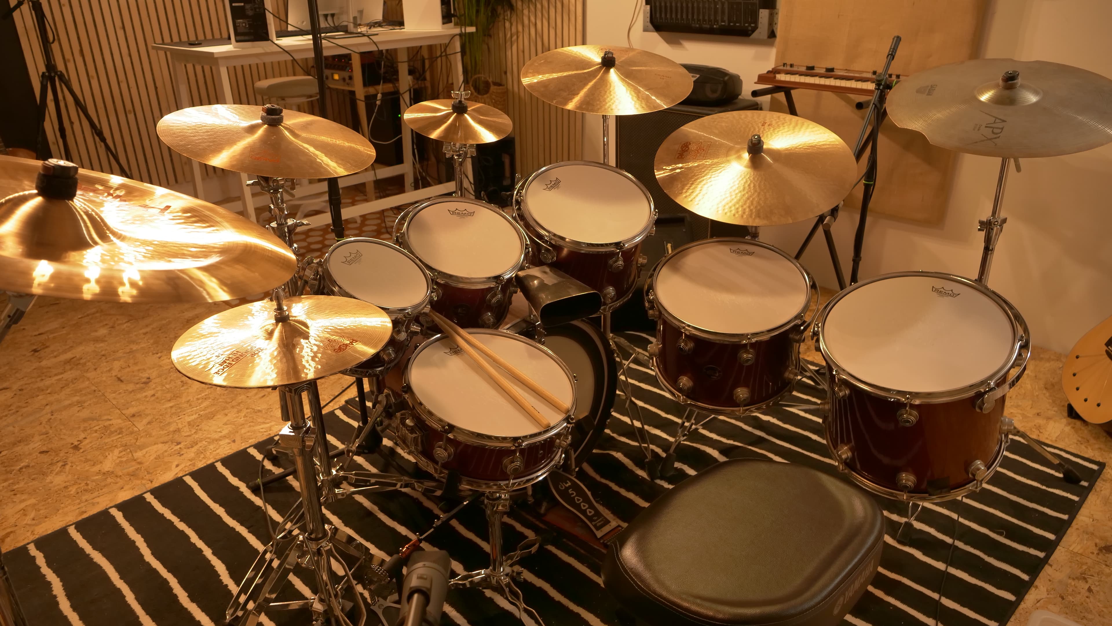 studio recording detail